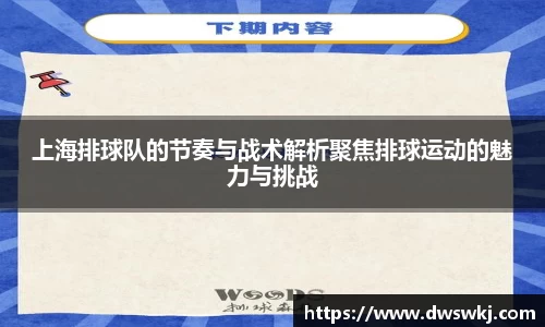 上海排球队的节奏与战术解析聚焦排球运动的魅力与挑战